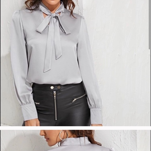 SHEIN Tops - SHEIN TIE FRONT TOP